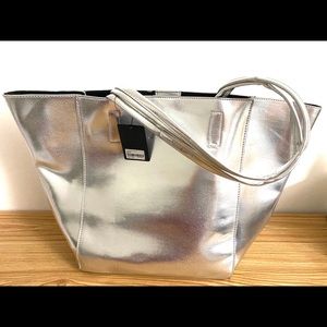 Forever 21 Silver Tote